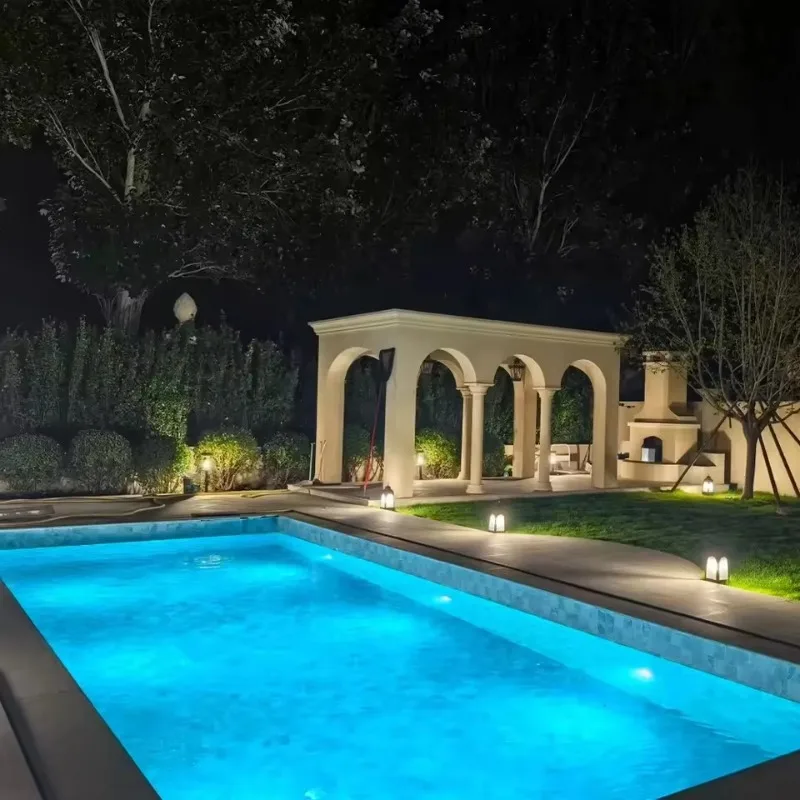 Customized Garden Home Underground Fiberglass Swimming Pool Formwork Custom Modular Large Swimming Pool With