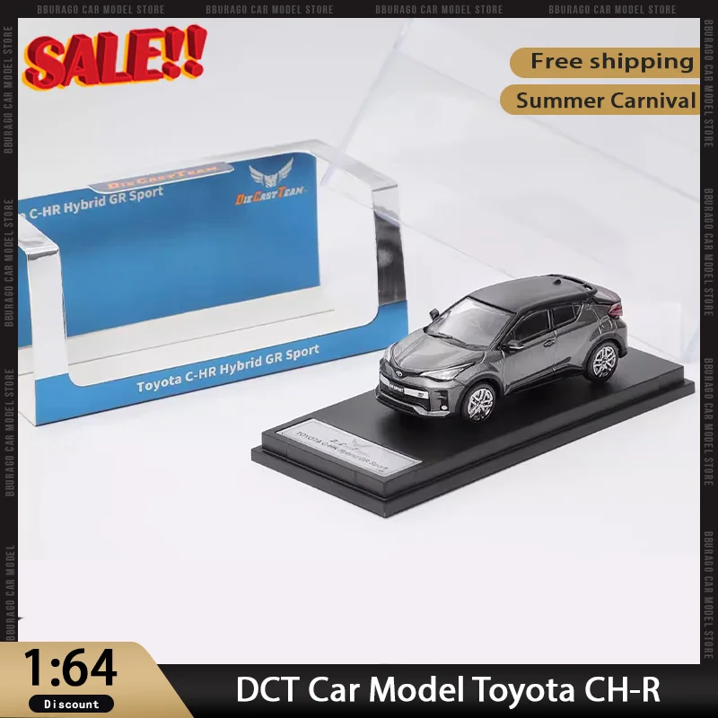 DCT 1:64 تويوتا CH-R نمط سبيكة دييكاست نموذج سيارة مقياس محاكاة SUV سيارة تحصيل لعبة لمحبي السيارات مصغرة عيد الميلاد