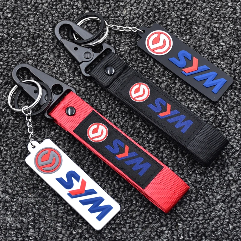 

Universal Motorcycle Keychain Keyring Keyfob Rubber key pandent for SYM CRUISYM KYMCO CT 250 BENELLI Key chain Key ring
