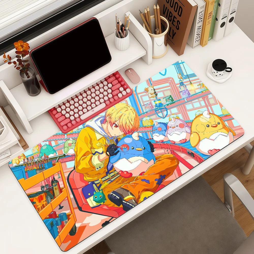 Singer T-Tenma T-Tsukasa Mouse Pad Large Non-Slip Waterproof Mat Stitched Edge Keyboard Pad for Gaming Daily Office