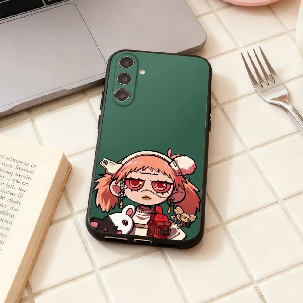 أحضر لي حافظة هاتف H-Horizons BMTH لهاتف سامسونج جالاكسي A73، A72، A71، A70، A53، A52، A51، غلاف أسود ناعم آخر