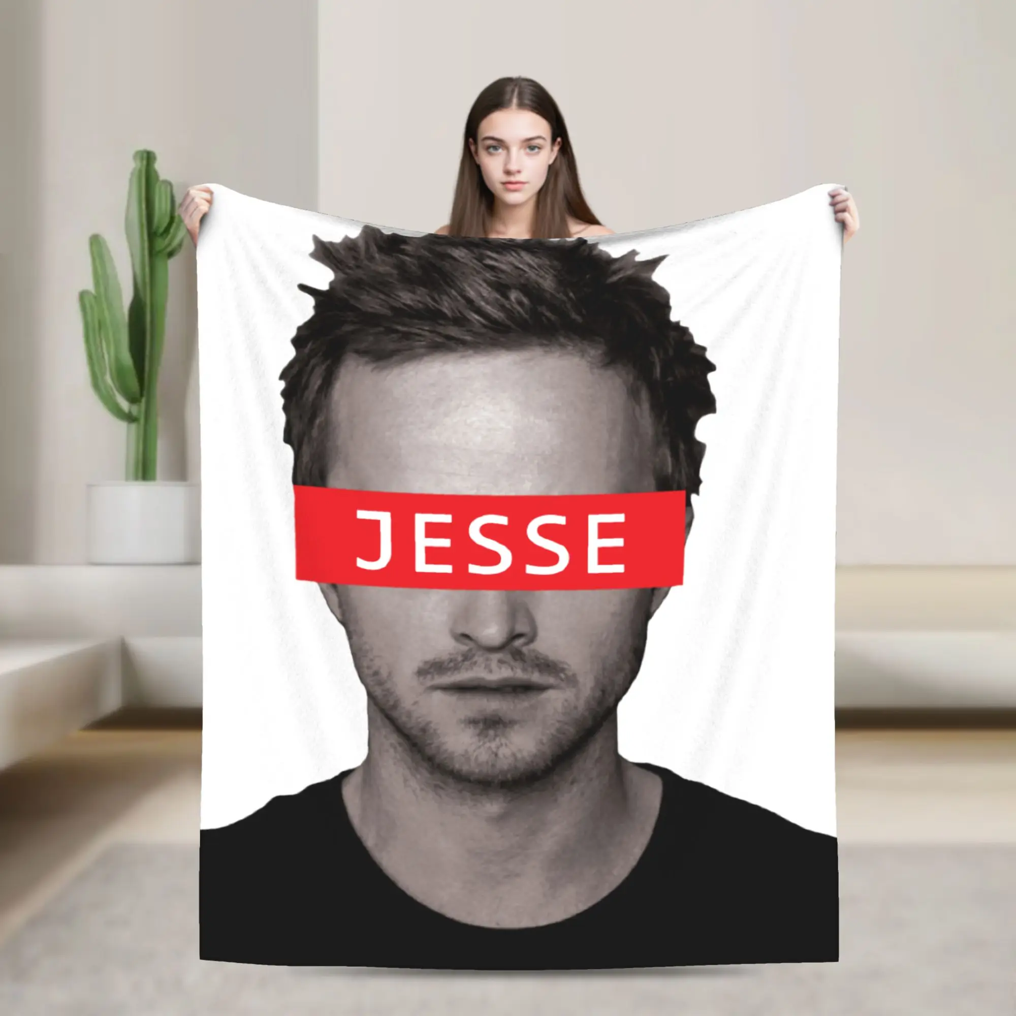 Jesse Pinkman Breaking Bad-Manta de punto de franela, manta para cama, decoración de sofá, colchas cálidas ultrasuaves