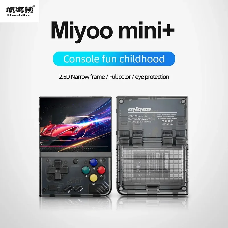 

Miyoo Mini Plus+ Open Source Opendinglinux Vintage Handheld Game Player Portable Gba Game Ps1 Handheld Game Players Gift