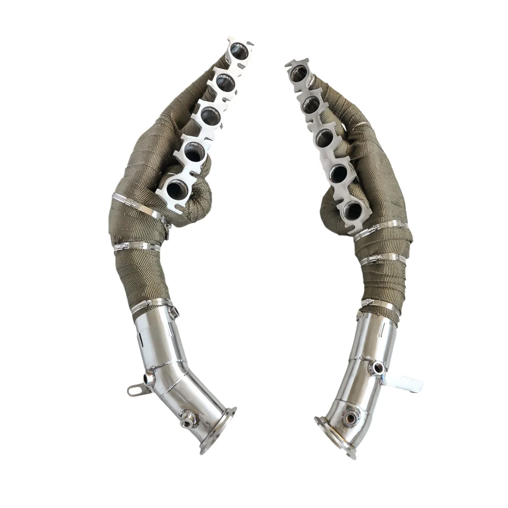 High Quality Insulated Exhaust Manifold Head for Huracan EVO 5.2 2019-2024 Sports Catalytic Converter Power Upgrade