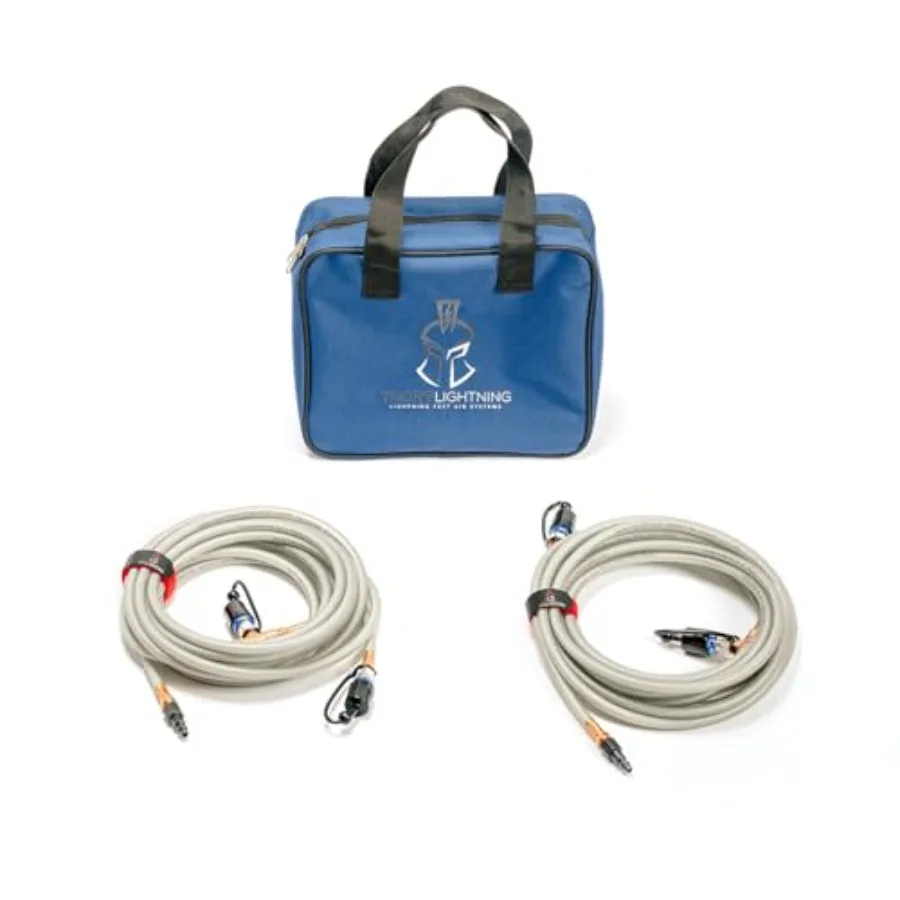 ระบบเติมลมและปล่อยลมยางรถยนต์แบบเร็ว 4 ล้อ รุ่น Dynamo LockOn Air Chucks พร้อมอัตราการไหลสูง สีฟ้า Candy Blue ดีไซน์ขนาดมาตรฐานเพื่อประสิทธิภาพ