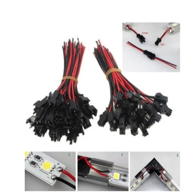 10Pairs Male To Female Plug Terminal Wire Connector Electrical Connector Wire Cable Automotive Strip Terminal Connection