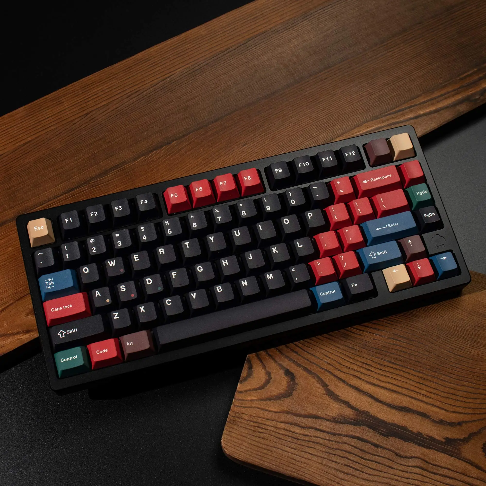 

Mix Light Keycaps for Mechanical Keyboard Magnetic Switch Black Red PBT Dye Sublimation Cherry Height GK61 Anne Pro 2 AULA F75