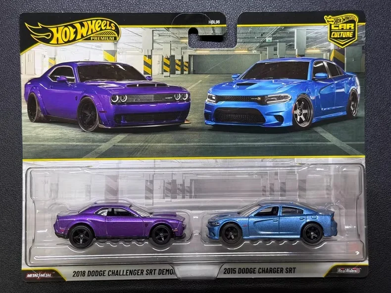 Hot Wheels Premium Car Culture 2 paquetes Mitsubishi Subaru Dodge Porsche 1:64 Aleación fundida Coche de rendimiento clásico coleccionable