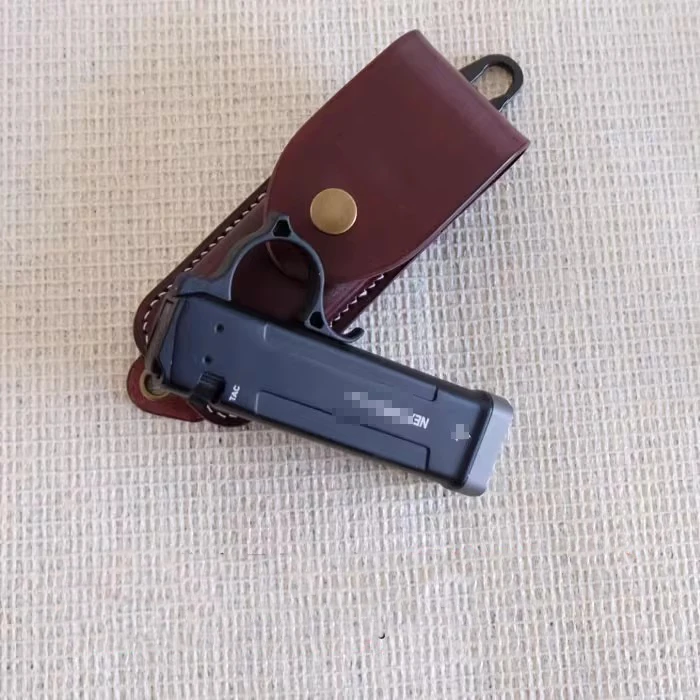 1 Piece Hand Made  Genuine Leather Sheath, Leather Protective Pouch for  NEXTORCH TA70 EDC Tactical Flashlight