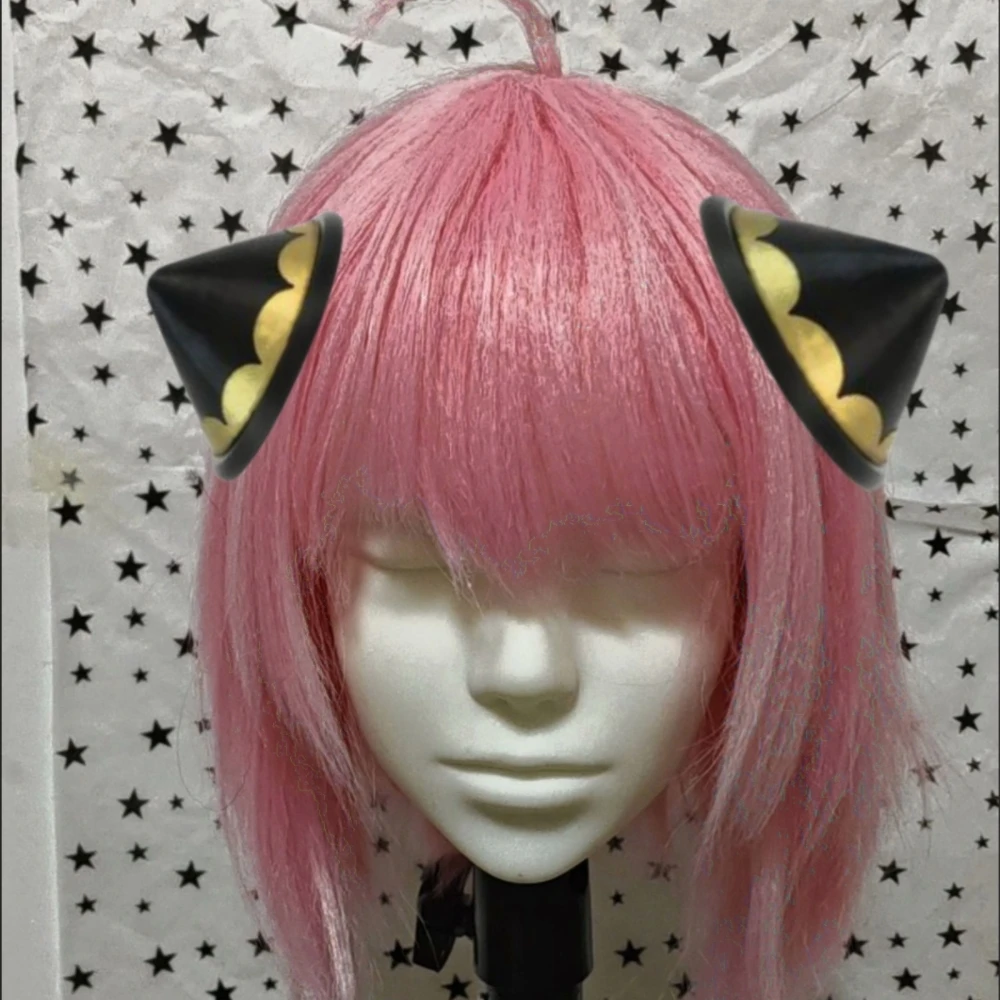 

Anya Forger Cosplay Wig Pink Bob Short Wig With Rose Net Anime Cosplay Wig Heat Resistant Synthetic Fiber Wig For Women Girls