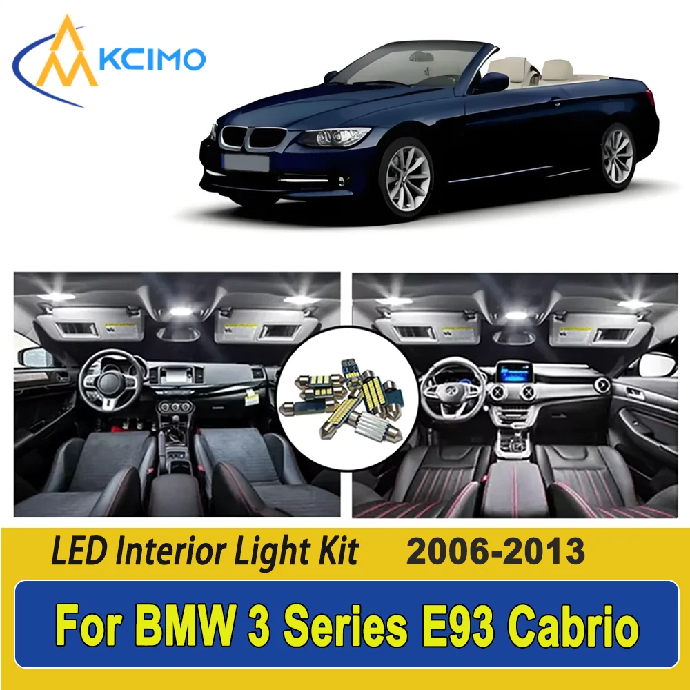 

New Light Bulb For BMW 3 Series E93 Cabrio (2006-2013) Premium Bright LED Interior Dome Map Trunk Light Kit Car Led Lamps Car