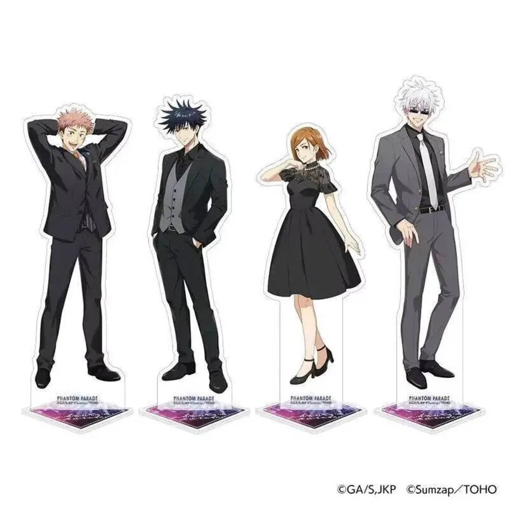 

Fushiguro Megumi Itadori Yuji Gojo Satoru Phantom Parade 1St Anniversary Stand Figure Acrylic Plate Collection Desktop Decor
