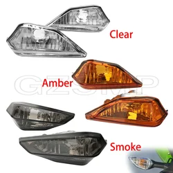fit For KAWASAKI NINJA 250 300 400 650 1000 ZX6R Z125 Z300 Z400 Z650 Z900 3-color Motorcycle Turn Signal Light Lens Cover
