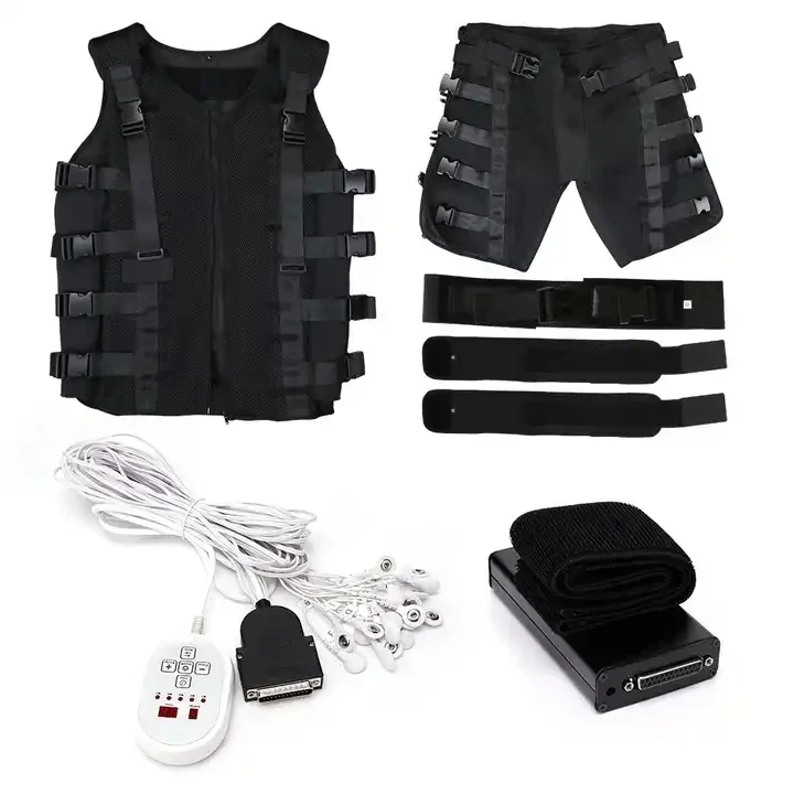 Full body EMS suit muscle building EMS pads Conductive Garment body ems slim suite home use