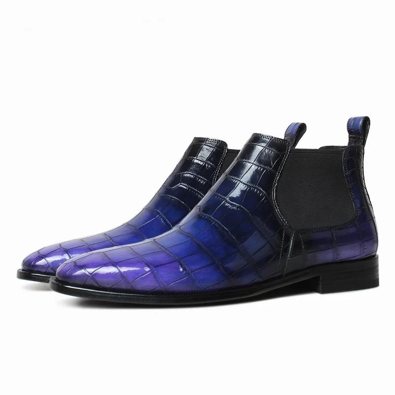 

Crocodile Leather Men Boots Men's Casual Dress Shoes Leisture Durable, Comfortable, Breathable & Stylish