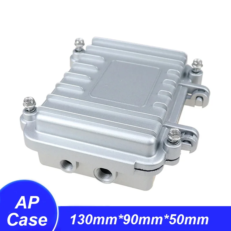 AP Wireless Bridge Amplifier Outdoor Metal Housing Waterproof Box for Long Range WiFi Base Station Equipment Size 130*90*50mm