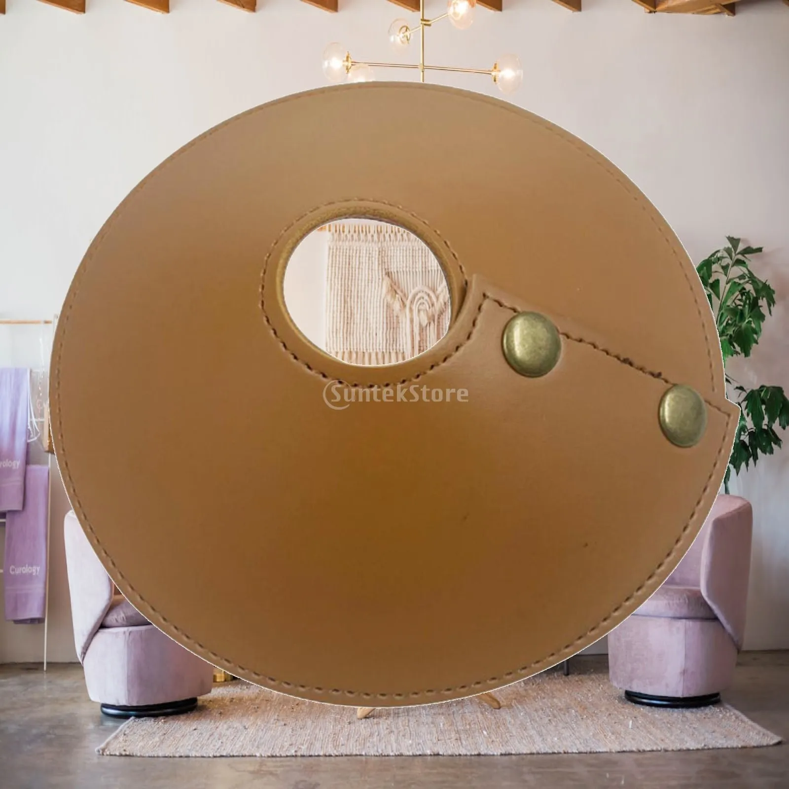 Hollow Star Lamp Shade ,PU Leather Hanging Lamp Lighting Cover, Pendant Light