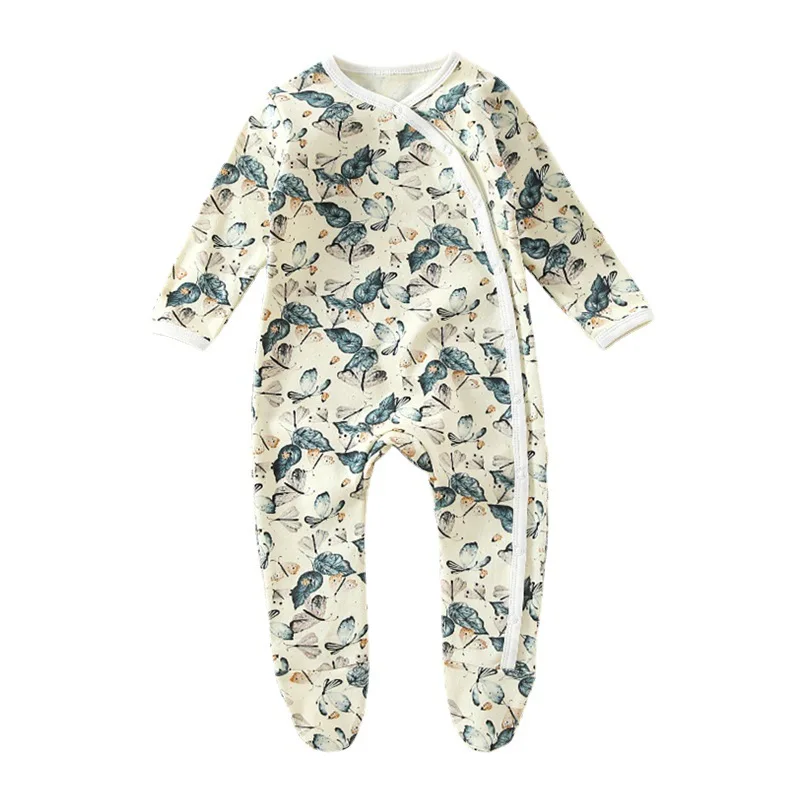 0-24M Newborn Kid Baby Boys Girls Clothes Long Sleeve Print Romper Cute Sweet Cotton Jumpsuit Spring New born Baby Outfit