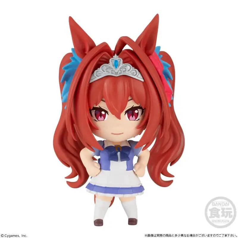 Bandai Tersedia Original Candy Toy Series Uma Musume Vodka Kyoto Race Okawa Akagi Suzuka Mambo 3rd Wave Pvc Mini Model Toys Gift