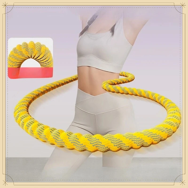 Soft Fitness Hula Hoop Comfort No‑hurt Body Slim Waist Weight Loss Training Circle Women Household Workout Equipment