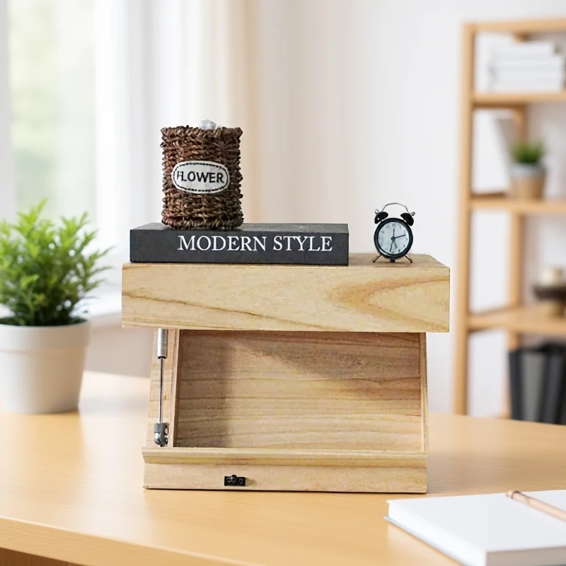 رف جدار رفرف سحري مع حجرة سرية مخفية رف عائم مخفي رف تخزين مثبت على الحائط #5