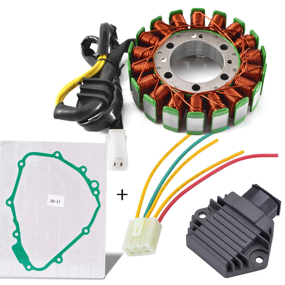

Regulator Rectifier + Magneto Stator Coil With Gasket For Honda CBR 600 F2 F3 CBR600 F3 1995 - 1998 CBR600 F2 1991 - 1994