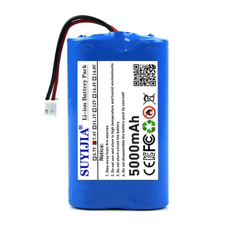 21700 2S1P ارتفاع معدل 5C خلية الطاقة بطارية ليثيوم مع كابل SM XH2.54 7.4 فولت 5AH ماكينة حلاقة ضوء الطوارئ التخييم الخفيفة #3