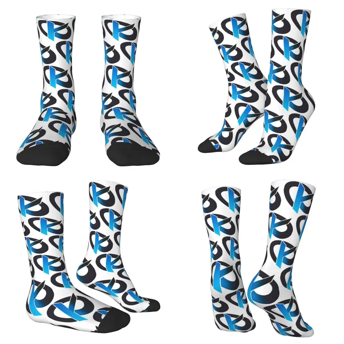 

Karmine Corp Logo Socks Harajuku Sweat Absorbing Stockings All Season Long Socks Accessories for Unisex Christmas Gifts