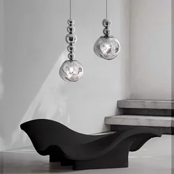 Lava Pendant lamp Bauhaus Style Glass Chandelier for Bedroom Bedside Dining Room Bar Living room Designer Pendant light