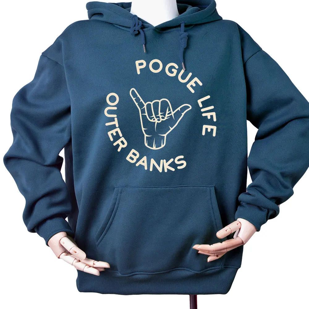 POGUE Life Outer BANKS Outer Banks TV-show Hoodie Women Pullover Pogue Life Fit Sweatshirt Outdoors Sweatshirt Men Women Hoody