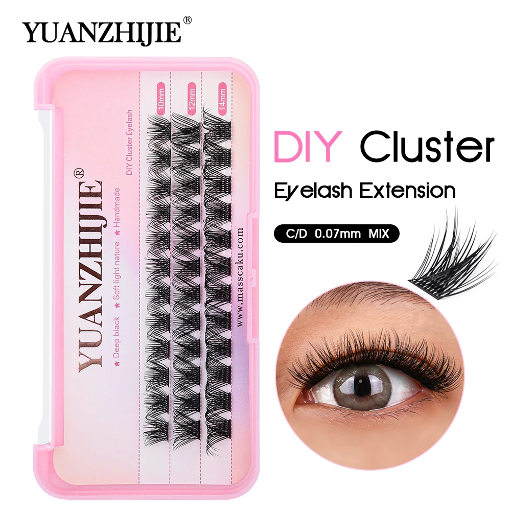 New Arrival 100% Handmade Fluffy Self-Adhesive Lashes Extension Wholesale Premium Synthetic Mink Material Waterproof Eyelash