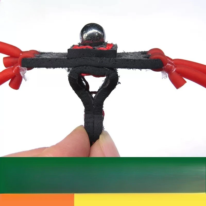 5PCS T-shaped Magnetic Suction Leather 1636 Round Rubber Band and Clamp Ball Outdoor Shooting Tool Accessorie