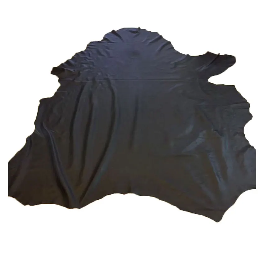 Soft Black Genuine Cowhide Leather Sale By Whole Piece(size 33-43 Square Foot)