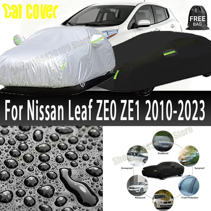 

For Nissan Leaf ZE0 ZE1 2010-2023 Car Cover Outdoor Waterproof Snowproof Sunshade, Winter & Summer Auto Protection