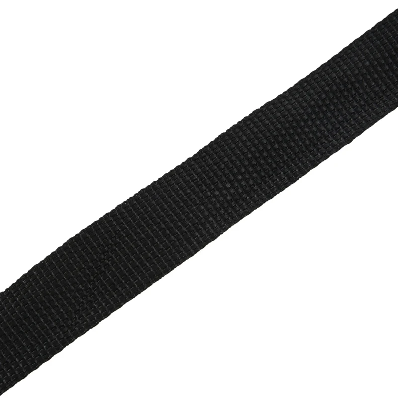 3Pcs 25Mmx20m Roll Nylon Tape Strap For Webbing Bag Strapping Belt Making DIY Craft - Black