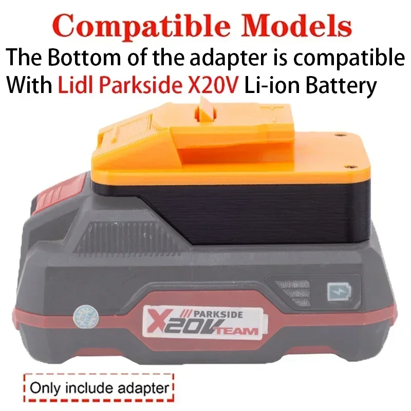 For Lidl parkside X20V Li-ion Tools to Worx 20V 4PIN Li-ion Battery Power tools accessories(Without Battery and tools)