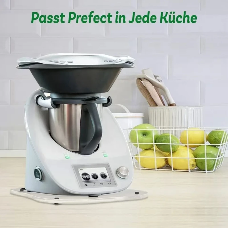 M2EE ถาดเลื่อนอุปกรณ์ Slider สำหรับ Thermomix TM5 TM6 Maker เครื่องใช้ในครัวเคาน์เตอร์ย้ายถาดอะคริลิค Non-SLIP Pad