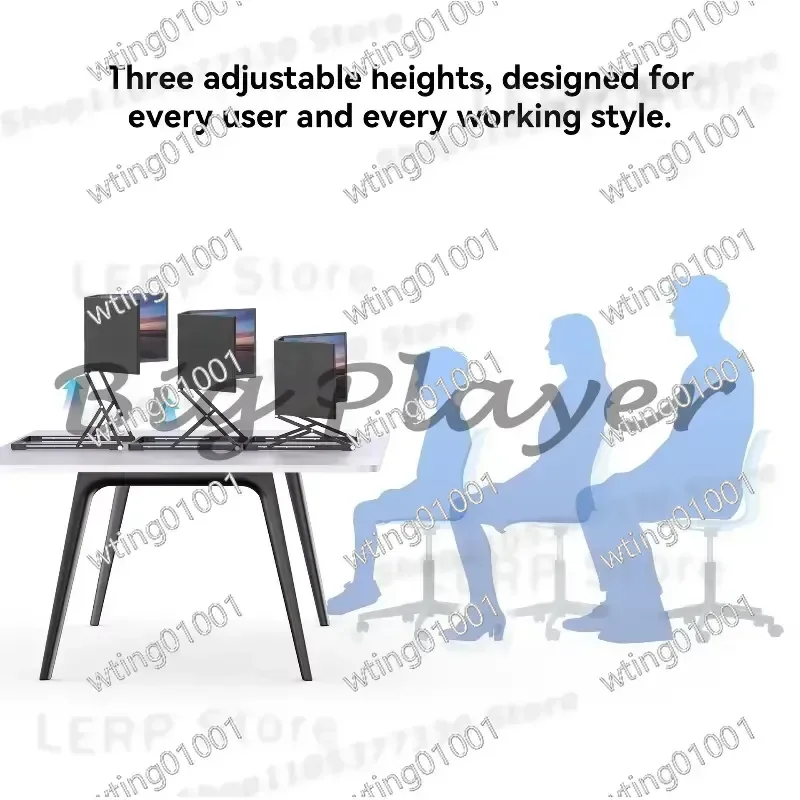 for TriCreate Pro 15.6 Inch IPS Portable Monitor Triple Screen Extender Clip On Design for Laptop Office Work Kanban Board