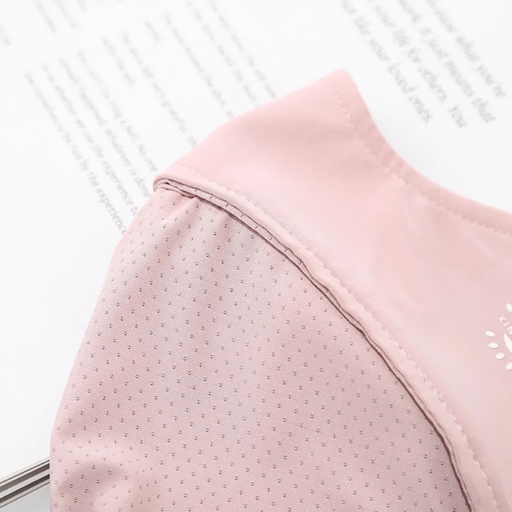 New Breathable Ice Silk Mask Anti-UV Dustproof Riding Face Mask Washable Mesh Face Cover Scarf Gift