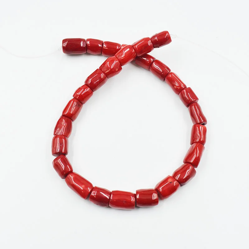 1pcs   Green  Natural Coral Loose Bead Strands 16\'\' Genstones Jewelry Beads Accessory