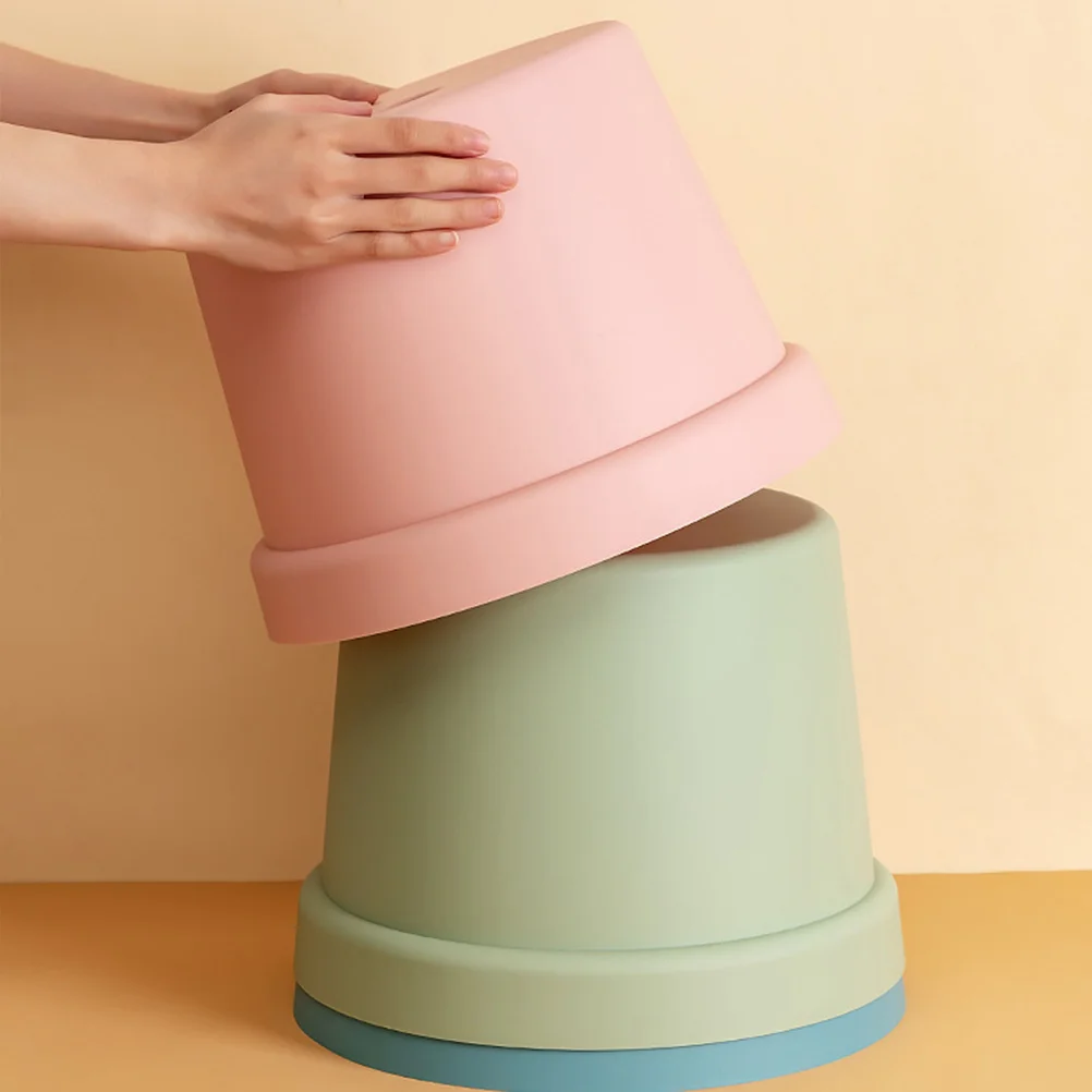 Repose-pieds en plastique, petit tabouret antidérapant, empilable, léger, pratique pour le changement de chaussures