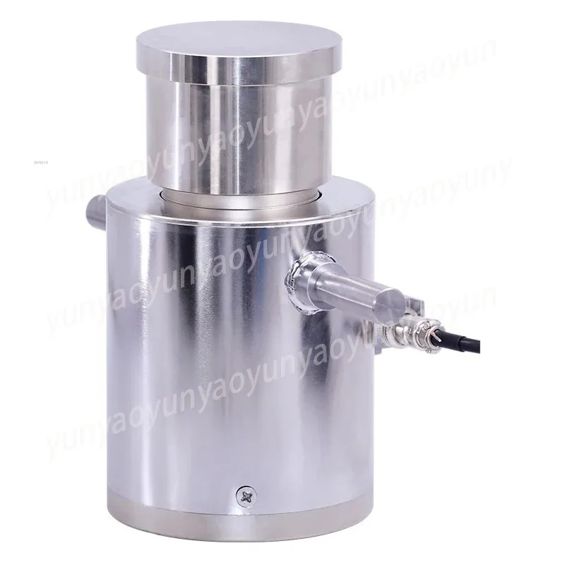 5-10T Compression Load Cell, High Precision Column Type Force Sensor with Anti Eccentric Load for Industrial Weighing