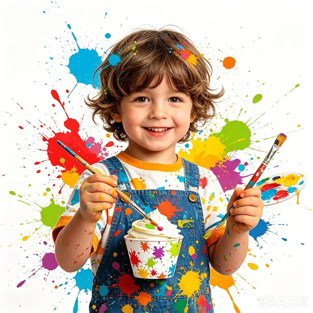 24Pcs Art Birthday Party Decorations Girl Pastel Rainbow Cake Decor Crayon Painting Drawing Artist Themed Spplies