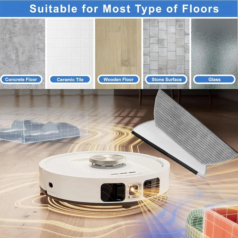 Ersatz-Mopp-Pads für Shark AV2800ZE RV2820YE RV2820ZE AV2820S AV2820AE RV2800AE RV2800S Mopptuch