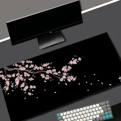 Sakura Muismat Grote Gamer Muismat Roze Kersenbloesem Toetsenbordmatten XXL Muismat Pc Accessoires Rubber Bureau Mat 90x40