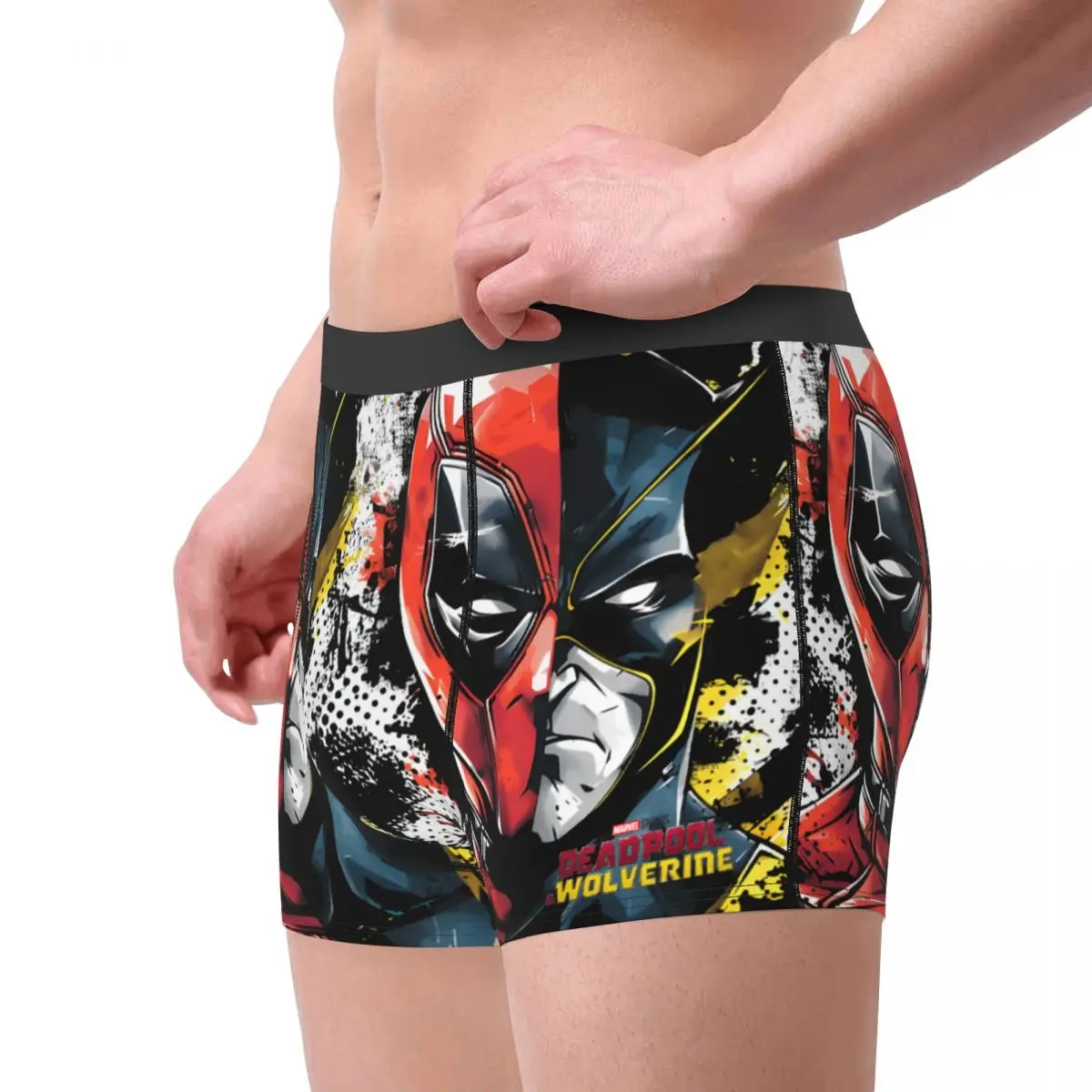 Wolverine Disney Marvel Deadpool & Wolverine Film Underpants Cotton Panties Male Underwear Sexy Shorts Boxer Briefs