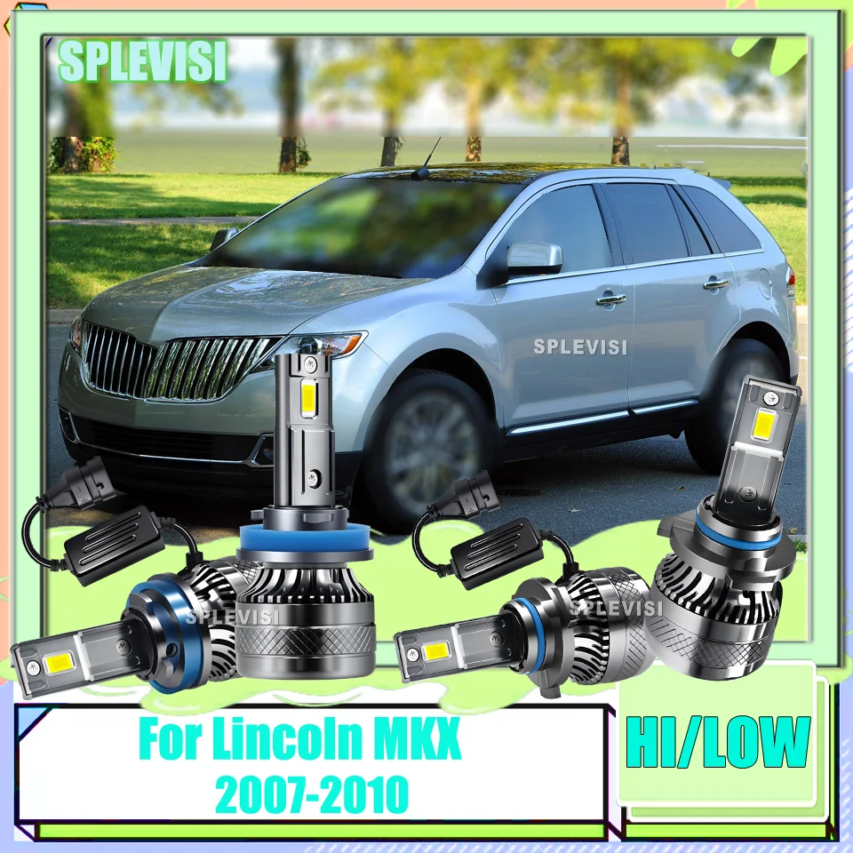 

Eco-Friendly 12V Car Headlamps LED headlight bulbs Long Lifespan Perfect for Night Driving For Lincoln MKX 2007 2008 2009 2010
