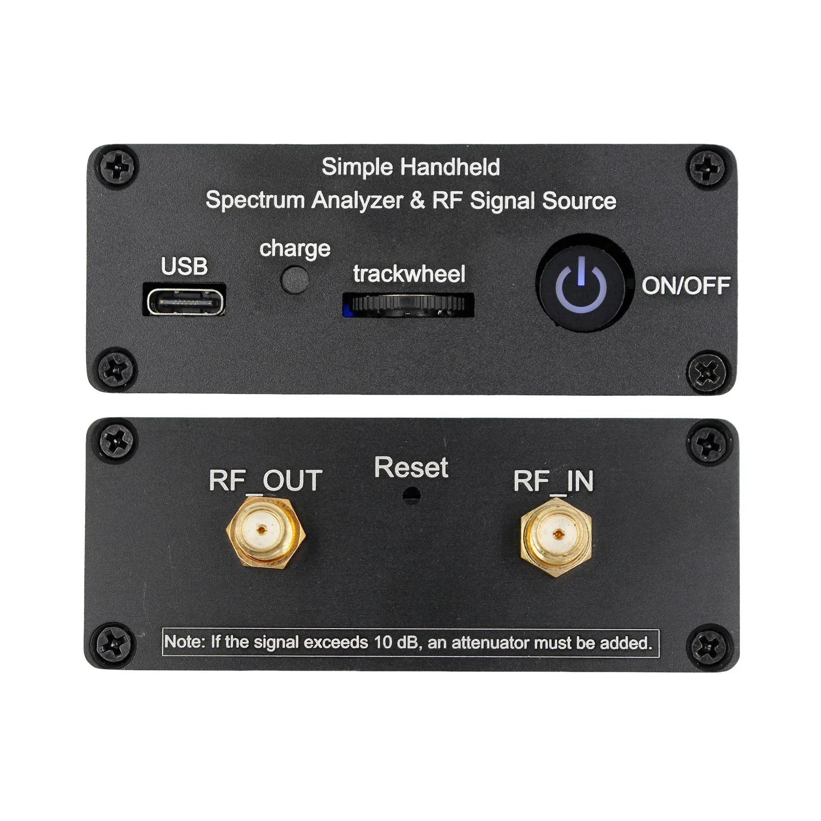 Imagem -03 - Analisador de Espectro Portátil Fonte de Sinal rf com Fonte de Rastreamento 43-polegada Tela Sensível ao Toque 5000mah Zq6 6g 35mhz6000mhz