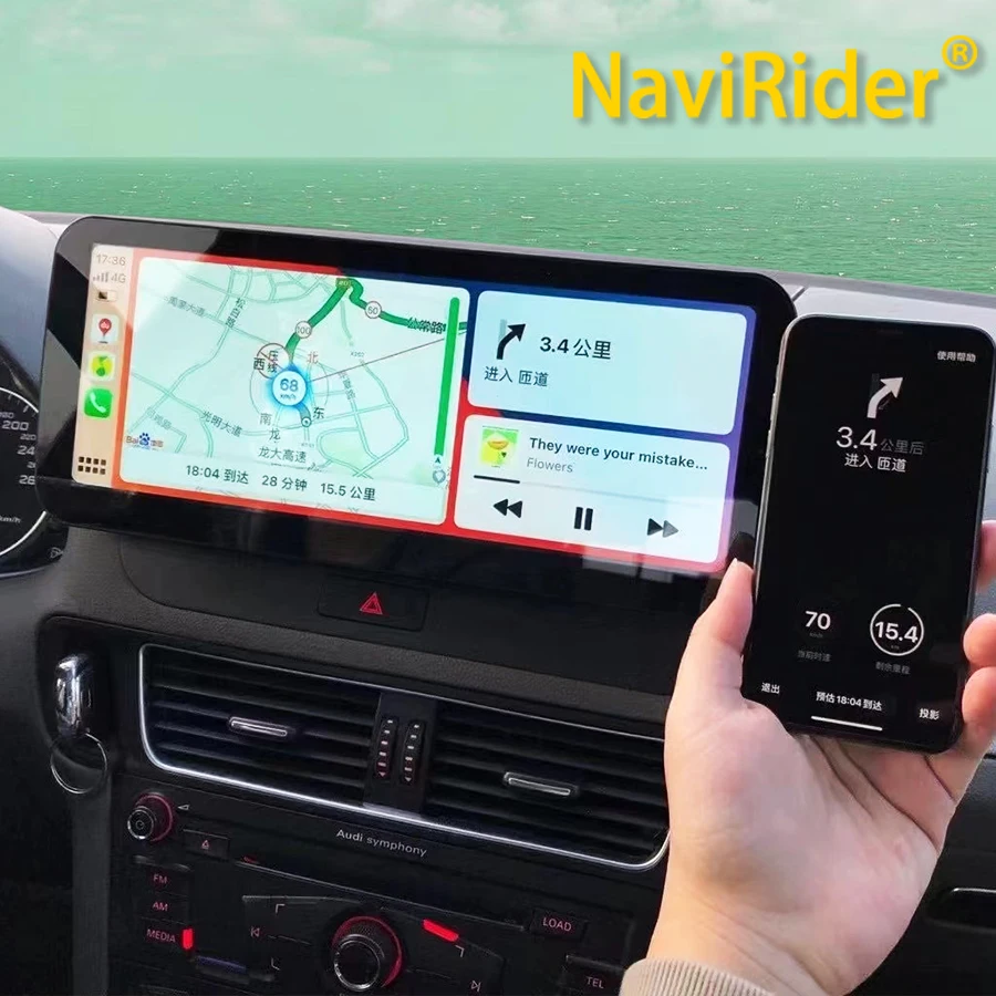 Carplay 2din For AUDI Q5 2010-2016 Android Touch Screen Multimedia Video Player Auto Stereo GPS Navigatin Head Unit Car Radio 4G