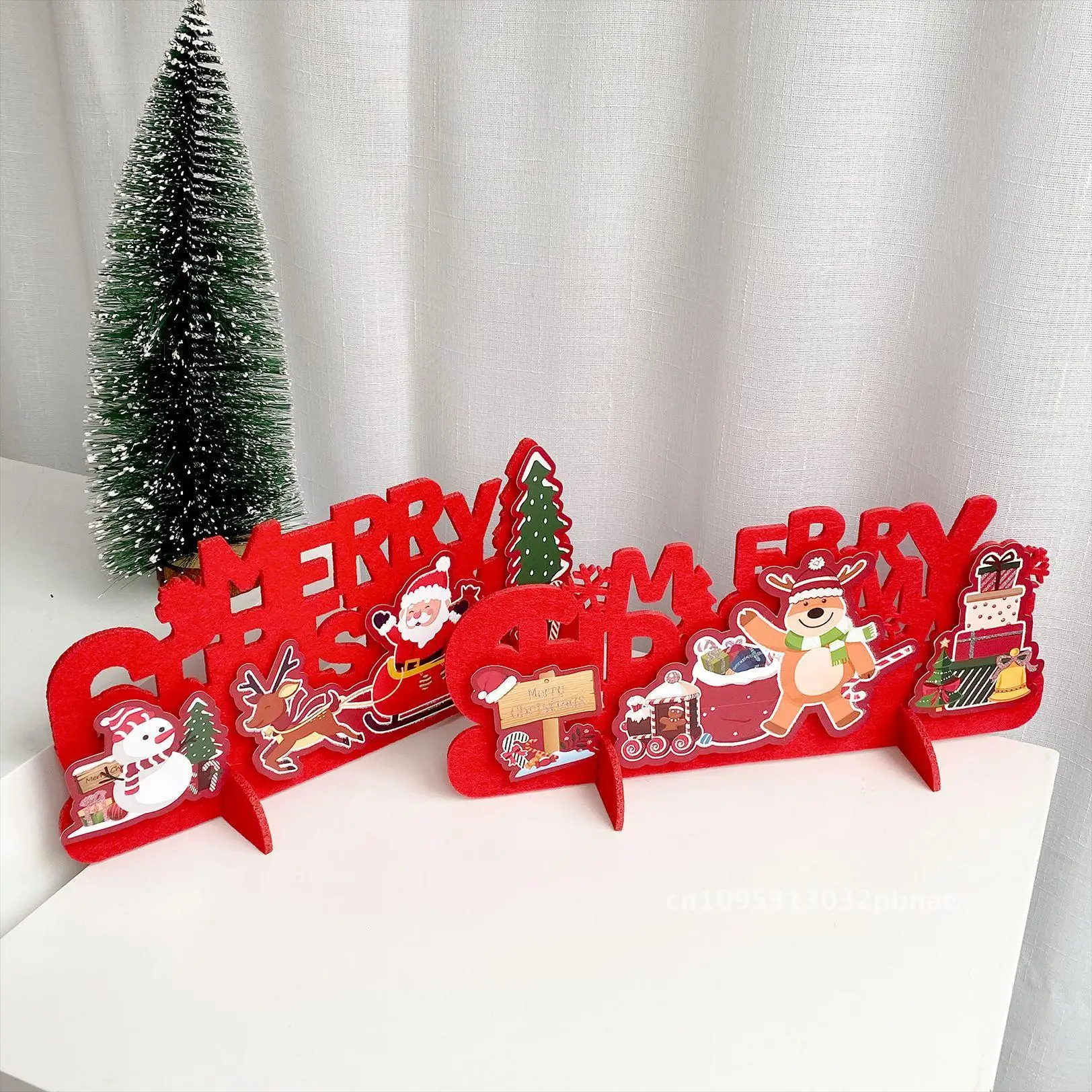 New Christmas decorations small ornaments atmosphere DIY small objects landscaping elk snowman